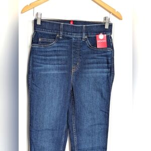 NWT SPANX Women's (Size Tall Small) Midnight Shade Blue Skinny Denim Jeans